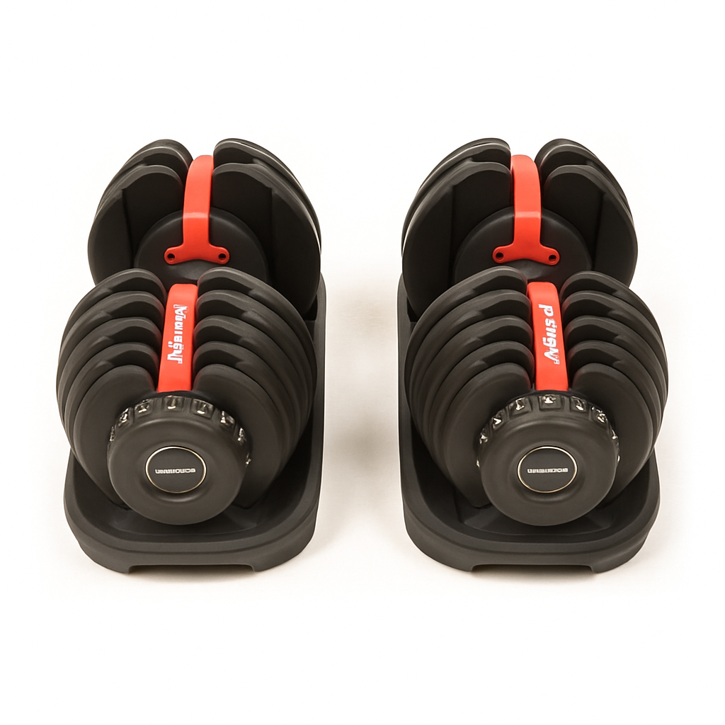 Adjustable Dumbbells (2‑Unit Set) – 10 lb to 90 lb